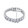 CZ Tennis Bracelet In Sterling Silver 7 Inch