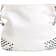 Tods Gommini Textured White Leather Studded Hobo Handbag