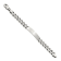 Sterling Silver Antiqued Curb Link ID Bracelet
