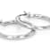 Classic Polished Hoop Earrings In Sterling Silver 0.6"