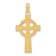 14K Yellow Gold Celtic Cross Pendant