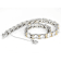 CZ Tennis Bracelet In Platinum-Enhanced Sterling Silver With 18K Gold
Accents 24.10ctw