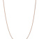 14k Rose Gold 1.1mm Box Link Chain 22"