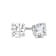 Lab Grown White Diamond 14K White Gold Stud Earrings VS1 Clarity E
Color, IGI Certified 0.50ctw