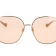 Gucci Gold Tone Frame / Orange Lens Sunglasses
