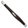 Brown Rubber and Stainless Steel Brushed 8-inch with 0.5-inch Extension Bracelet