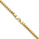 14k Yellow Gold Polished Solid 3.7mm Franco Link 18 Inch Chain