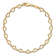 14k Yellow Gold Polished Heart Link Bracelet