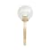12-13mm Round White Freshwater Pearl with 0.02ctw Diamond Accent 14K
Yellow Gold Ring