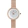 Obaku Women's Stille Mother-Of-Pearl Dial Rose Stainless Steel Mesh Band Watch