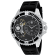 Oceanaut Men's Tide Black Dial, Two-tone Bezel, Black Rubber Strap Watch