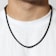 Robert Alton Men's Box Link Chain Necklace 4mmIn Stainless Steel 24 Inch