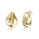Raindrop Drop Earrings In 14K Gold Over Brass