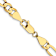 10k Yellow Gold 5.5mm Concave Open Figaro Link Bracelet