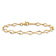 10k Yellow Gold 5mm Polished Fancy Link Bracelet