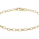 Box, Bead and Rolo Chain Bracelet Set Of 3 In 18K Gold Over Bronze