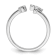 Rhodium Over 14K White Gold Lab Grown Diamond VS/SI GH, Initial T
Adjustable Ring
