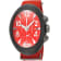 Locman Men's Nuovo Red Dial Black Bezel Red Nylon Strap Watch