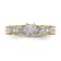 14K Yellow Gold AA Quality Engagement Ring