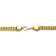 Mesh Link Bracelet In 14K Gold Over Brass