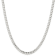 Sterling Silver 4.5mm Concave Beveled Curb Chain Necklace