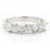 Moissanite Platineve Band Ring .98ctw DEW