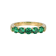 Green Cubic Zirconia 18k Yellow Gold Over Sterling Silver Ring 1.98ctw