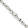 Sterling Silver 3.5mm Diamond-cut Rolo Chain Bracelet