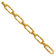 18K Yellow Gold Polished Oval Link 7.5 inch Bracelet