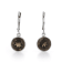 Brown Smoky Quartz Rhodium Over Sterling Silver Earrings 4.00ctw