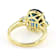 Blue Topaz And Swiss Blue Topaz Oval Ring In 18K Gold Over Sterling
Silver 5.83ctw