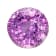 Purple Sapphire Loose Gemstone Unheated 8mm Round 3.06ct