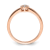 14K Rose Gold First Promise Diamond Promise/Engagement Ring 0.10ctw