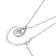 White Cubic Zirconia Rhodium Over Sterling Silver Pendant With Chain 4.38ctw