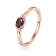 Blue Lab Created Alexandrite and White Sapphire 14K Rose Gold Over
Sterling Silver Dainty Ring