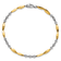 14K Two-tone Polished 7.75-inch Bracelet