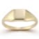 Bellissima Gold 14K Yellow Gold Square Signet Ring
