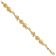 14k Yellow Gold Textured Seashore Theme Link Bracelet