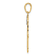 14k Two-tone Gold Diamond-Cut Evil Eye Hamsa Pendant