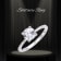 Round White Topaz Sterling Silver Solitare Ring, 1.90ctw