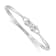 Sterling Silver Bow Baby Bangle Bracelet