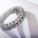 7-8mm Gray Cultured Freshwater Pearl Silver  Bracelet