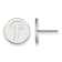 Rhodium Over Sterling Silver MLB LogoArt Philadelphia Phillies Post Earrings