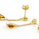 Yellow Citrine 14k Yellow Gold Dangle Earrings 2.14ctw