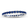 0.75ctw Sapphire Eternity Band Ring in 14k White Gold
