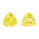 Yellow Sapphire 4mm Trillion Matched Pair 0.52ctw