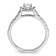 Rhodium Over 14K White Gold Lab Grown Diamond VS/SI GH, Complete
Engagement Ring 0.88ctw