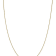 18K Yellow Gold 0.7mm Solid Box 24 Inch Chain