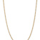 10k Yellow Gold 3mm Solid Concave Figaro 26 Inch Chain