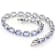 Blue Topaz Tennis Bracelet In Sterling Silver 20.25ctw